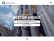 Tablet Screenshot of bostonavenue.org